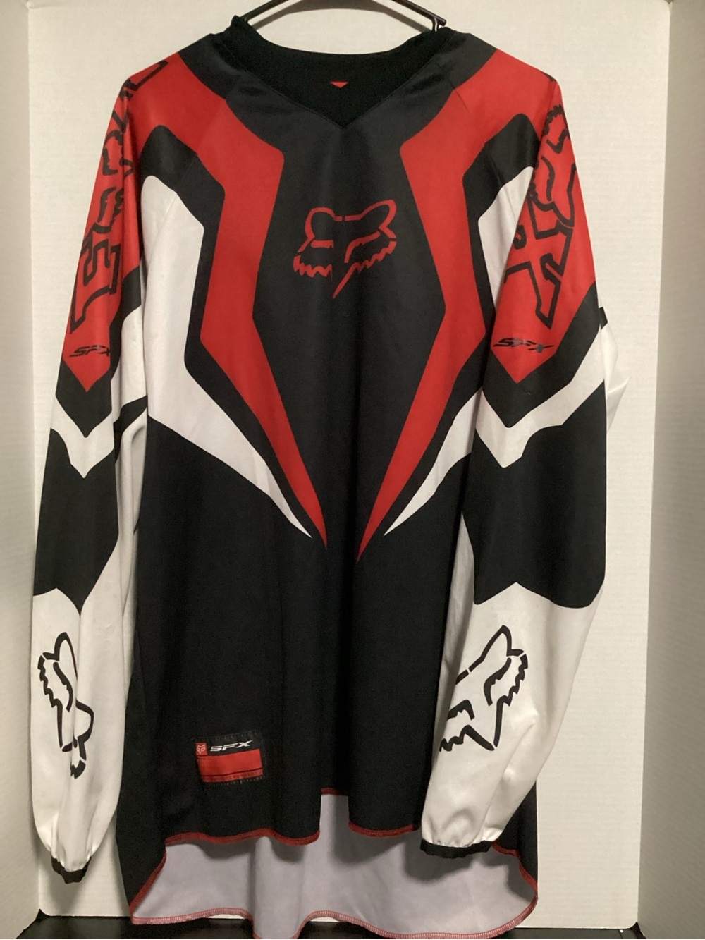 Fox Men’s Red, Black & White MX Jersey